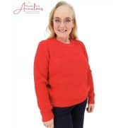 Enjoy Pullover fluffy Rood